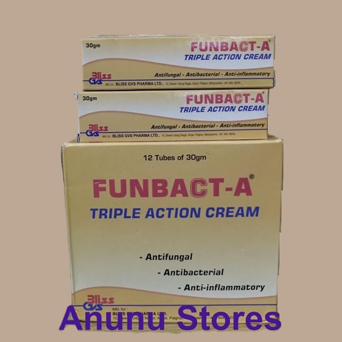 Funbact A Triple Action Cream  - 30g